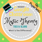 Music Theory Unit 5, Lesson 17: Ties and Slurs Digital Resources